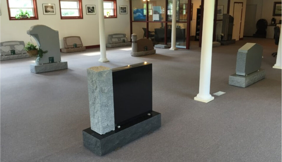 Weaver memorials display room.